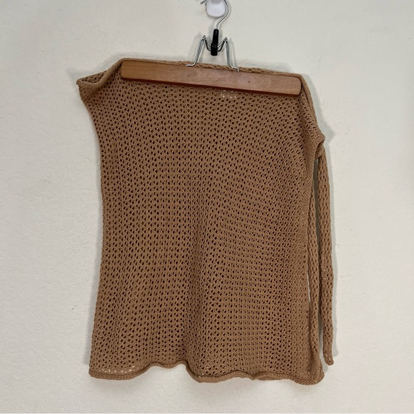 Camila Coelho Tan Swim Coverup Sao Paolo Adjustable Wrap Skirt Revolve Beachy XS - Picture 6 of 13